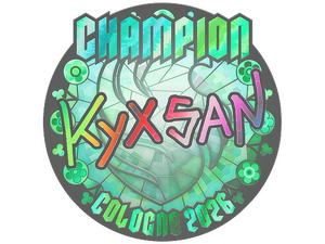 Sticker | kyxsan (Holo, Champion) | Cologne 2026