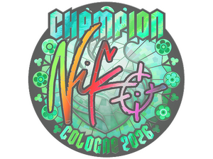 Sticker | NiKo (Holo, Champion) | Cologne 2026