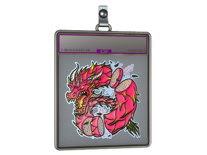 Sticker Slab | Dragon Fruit (Foil)