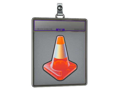 Sticker Slab | Cone Zone (Holo)