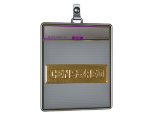 Sticker Slab | Censored (Foil)