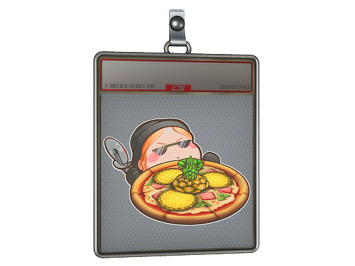 Sticker Slab | Pineapple On Pizza (Lenticular)