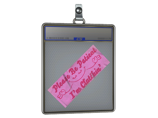 Sticker Slab | Please Be Patient