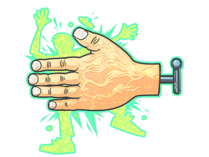 Sticker | High Five! (Glitter)