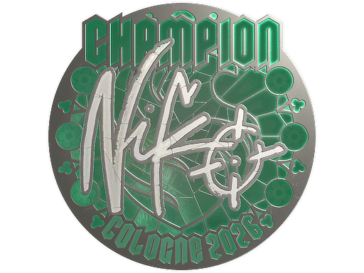 Sticker | NiKo (Foil, Champion) | Cologne 2026