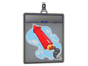 Sticker Slab | Big Red Rocket