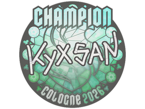 Sticker | kyxsan (Champion) | Cologne 2026