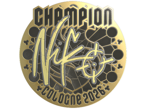 Sticker | NiKo (Gold, Champion) | Cologne 2026