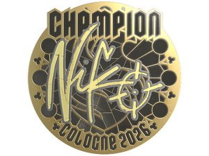 Sticker | NiKo (Gold, Champion) | Cologne 2026