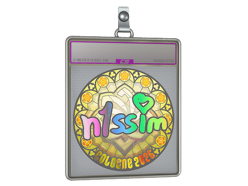 Sticker Slab | n1ssim (Holo) | Cologne 2026