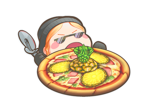 Sticker | Pineapple On Pizza (Lenticular)