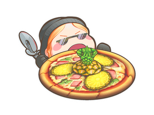 Sticker | Pineapple On Pizza (Lenticular)