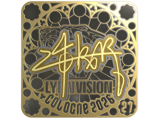 Sticker | z4KR (Gold, Ranked) | Cologne 2026