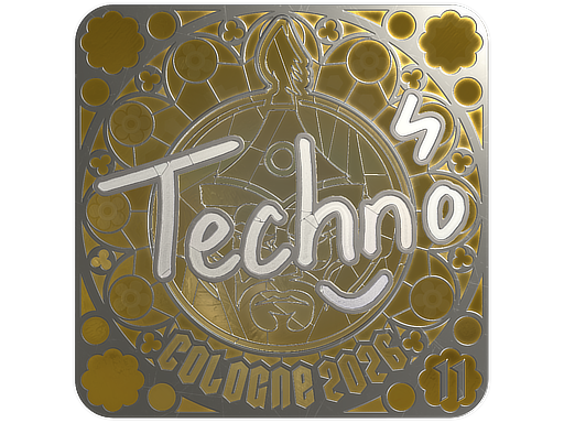 Sticker | Techno4K (Foil, Ranked) | Cologne 2026