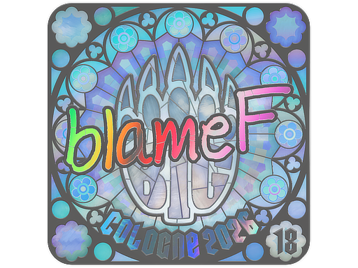 Sticker | blameF (Holo, Ranked) | Cologne 2026