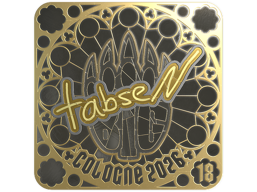 Sticker | tabseN (Gold, Ranked) | Cologne 2026