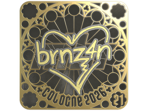 Sticker | brnz4n (Gold, Ranked) | Cologne 2026