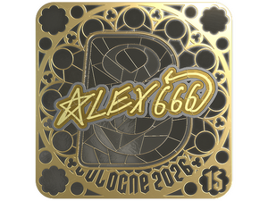 Sticker | alex666 (Gold, Ranked) | Cologne 2026