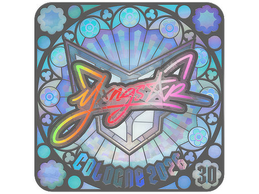 Sticker | yxngstxr (Holo, Ranked) | Cologne 2026