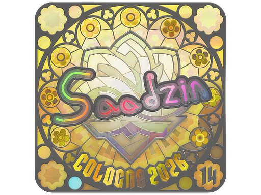 Sticker | saadzin (Holo, Ranked) | Cologne 2026