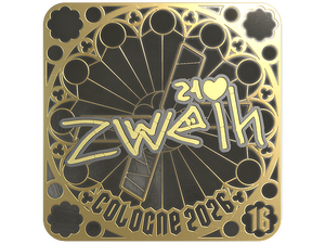 Sticker | zweih (Gold, Ranked) | Cologne 2026