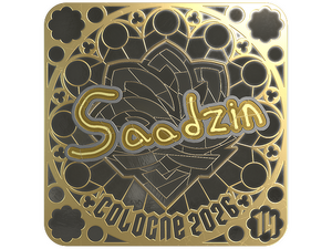 Sticker | saadzin (Gold, Ranked) | Cologne 2026