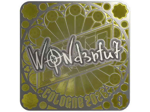 Sticker | w0nderful (Foil, Ranked) | Cologne 2026