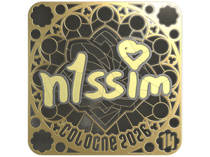 Sticker | n1ssim (Gold, Ranked) | Cologne 2026