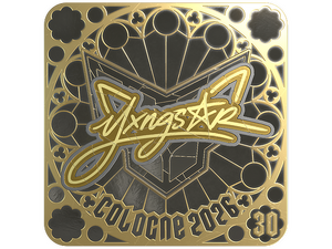 Sticker | yxngstxr (Gold, Ranked) | Cologne 2026
