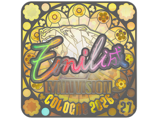Sticker | EmiliaQAQ (Holo, Ranked) | Cologne 2026