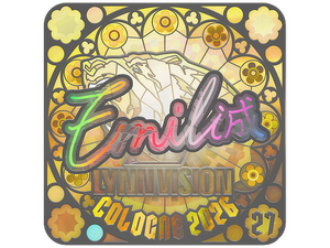 Sticker | EmiliaQAQ (Holo, Ranked) | Cologne 2026