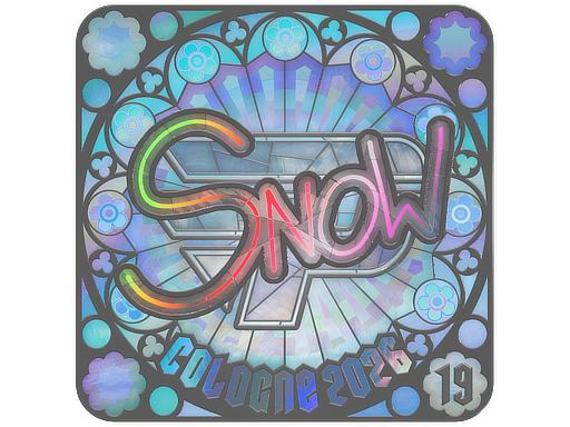 Sticker | snow (Holo, Ranked) | Cologne 2026