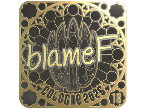 Sticker | blameF (Gold, Ranked) | Cologne 2026