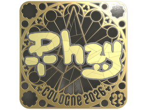 Sticker | phzy (Gold, Ranked) | Cologne 2026