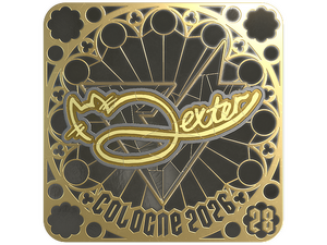 Sticker | dexter (Gold, Ranked) | Cologne 2026