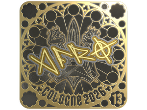 Sticker | afro (Gold, Ranked) | Cologne 2026