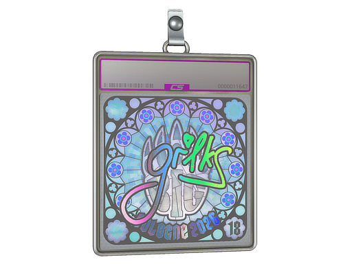 Sticker Slab | gr1ks (Holo, Ranked) | Cologne 2026