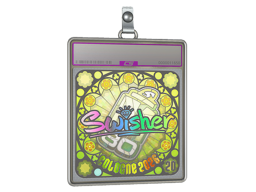 Sticker Slab | Swisher (Holo, Ranked) | Cologne 2026