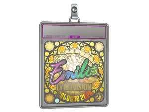 Sticker Slab | EmiliaQAQ (Holo, Ranked) | Cologne 2026