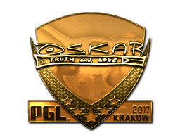 Sticker | oskar (Gold) | Krakow 2017