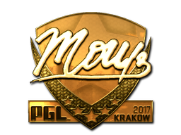 Sticker | mou (Gold) | Krakow 2017