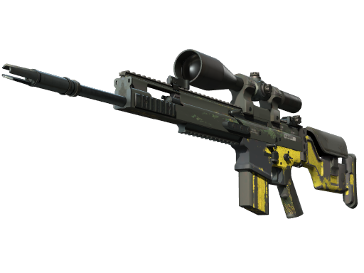 StatTrak™ SCAR-20 | Jungle Slipstream (Battle-Scarred)
