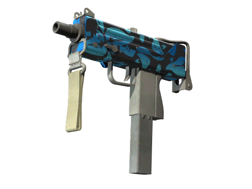 StatTrak™ MAC-10 | Oceanic (Well-Worn)