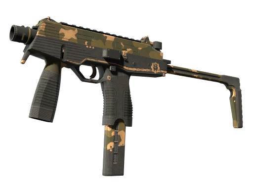 MP9 | Black Sand (Well-Worn)
