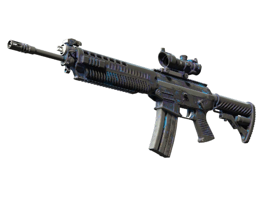 SG 553 | Aloha (Battle-Scarred)