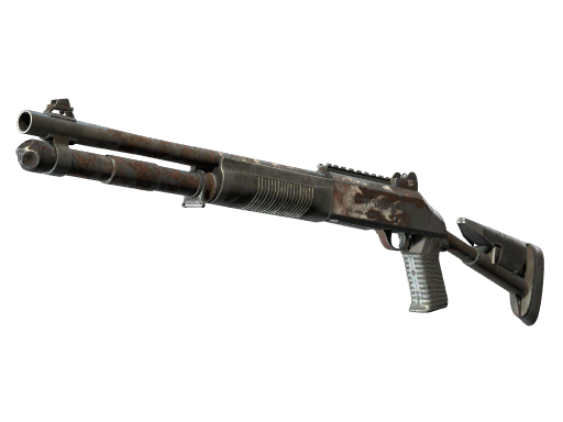 StatTrak™ XM1014 | Oxide Blaze (Battle-Scarred)