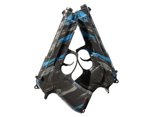 StatTrak™ Dual Berettas | Shred (Well-Worn)