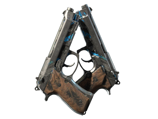 StatTrak™ Dual Berettas | Shred (Battle-Scarred)