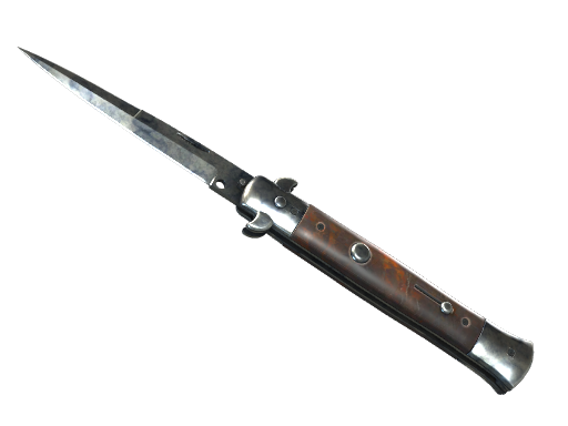 ★ Stiletto Knife | Stained (Well-Worn)