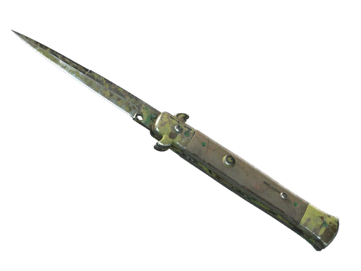 ★ Stiletto Knife | Boreal Forest (Battle-Scarred)